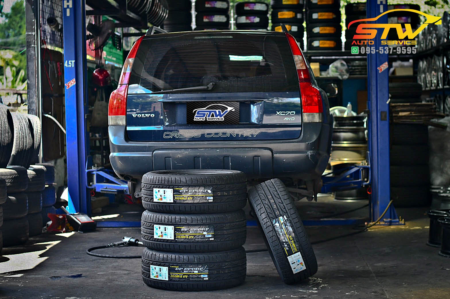 ยางใหม่ DUNLOP SP SPORT LM704 235/50R18 97W