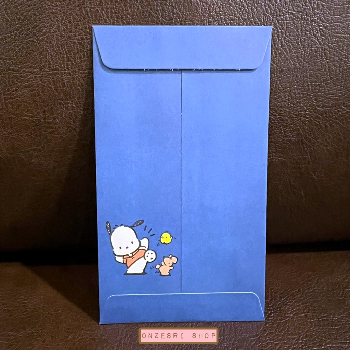 ซองใส่เงิน/จดหมายน่ารัก ๆ ขนาดเล็ก ลาย Pochacco (Vintage Sanrio) ขนาด 12 x 7 ซม. มี 3 ซองในเซ็ต
