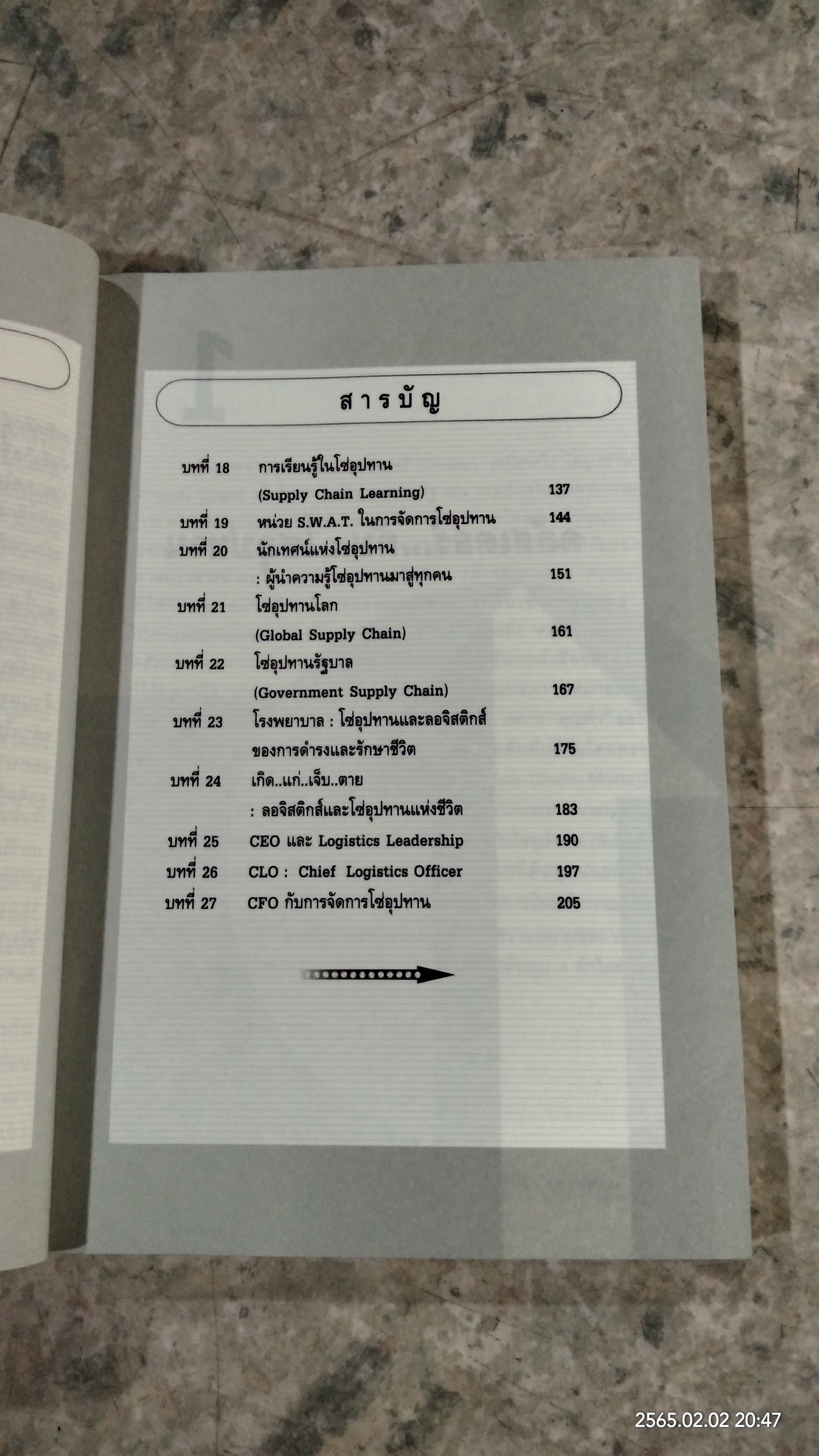วิถีแห่งลอจิสติกส์และโซ่อุปทาน 2 / ดร.วิทยา สุหฤทดำรง
