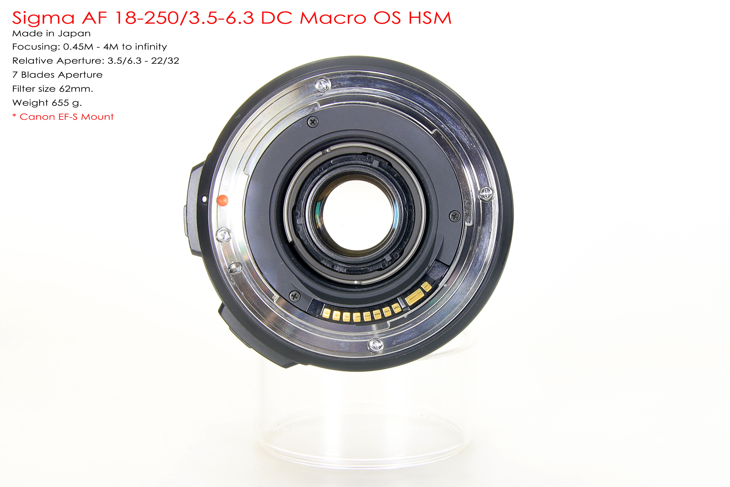 Sigma AF 18-250/3.5-6.3 DC OS HSM *Canon EF-S Mount เลนส์อเนกประสงค์ตัวเล็กซูมได้ 14 เท่ามีกันสั่น