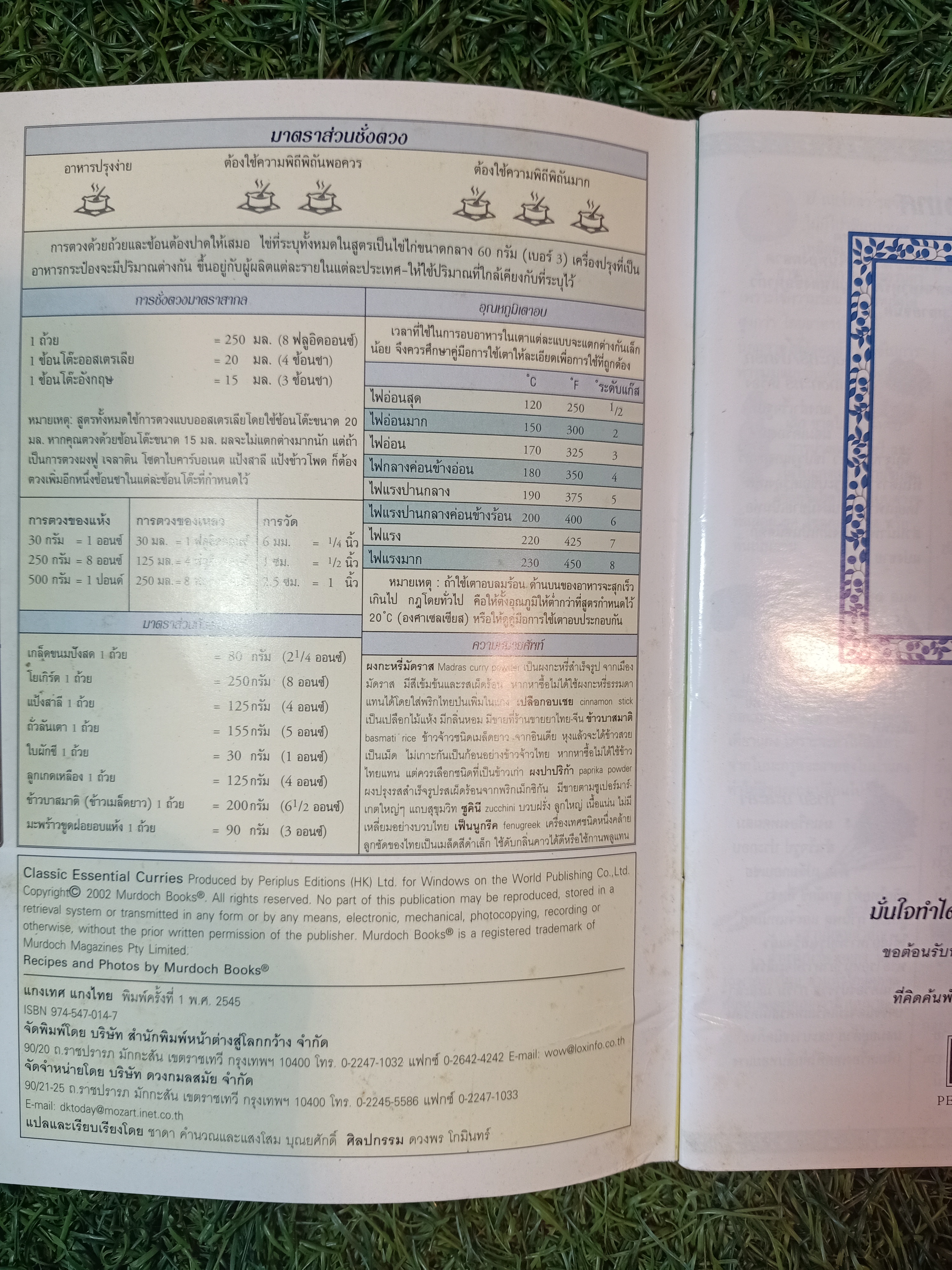 ตำรับยอดนิยมคู่ครัว แกงไทย แกงเทศ / หน้าต่างสู่รสชาติ