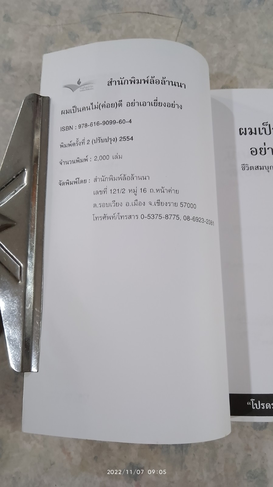 ผมเป็นคนไม่(ค่อย)ดี อย่าเอาเนี่ยงอย่าง / ทรัพย์สิน บุณโยทยาน