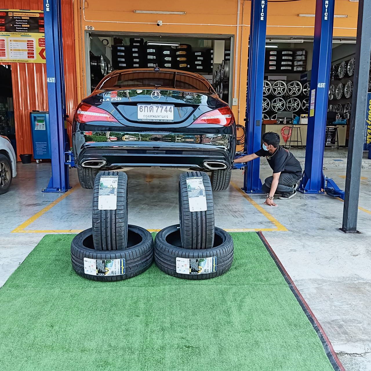 ยางใหม่ GOODYEAR EAGLE F1 ASYMMETRIC 2 225/40R18 92W