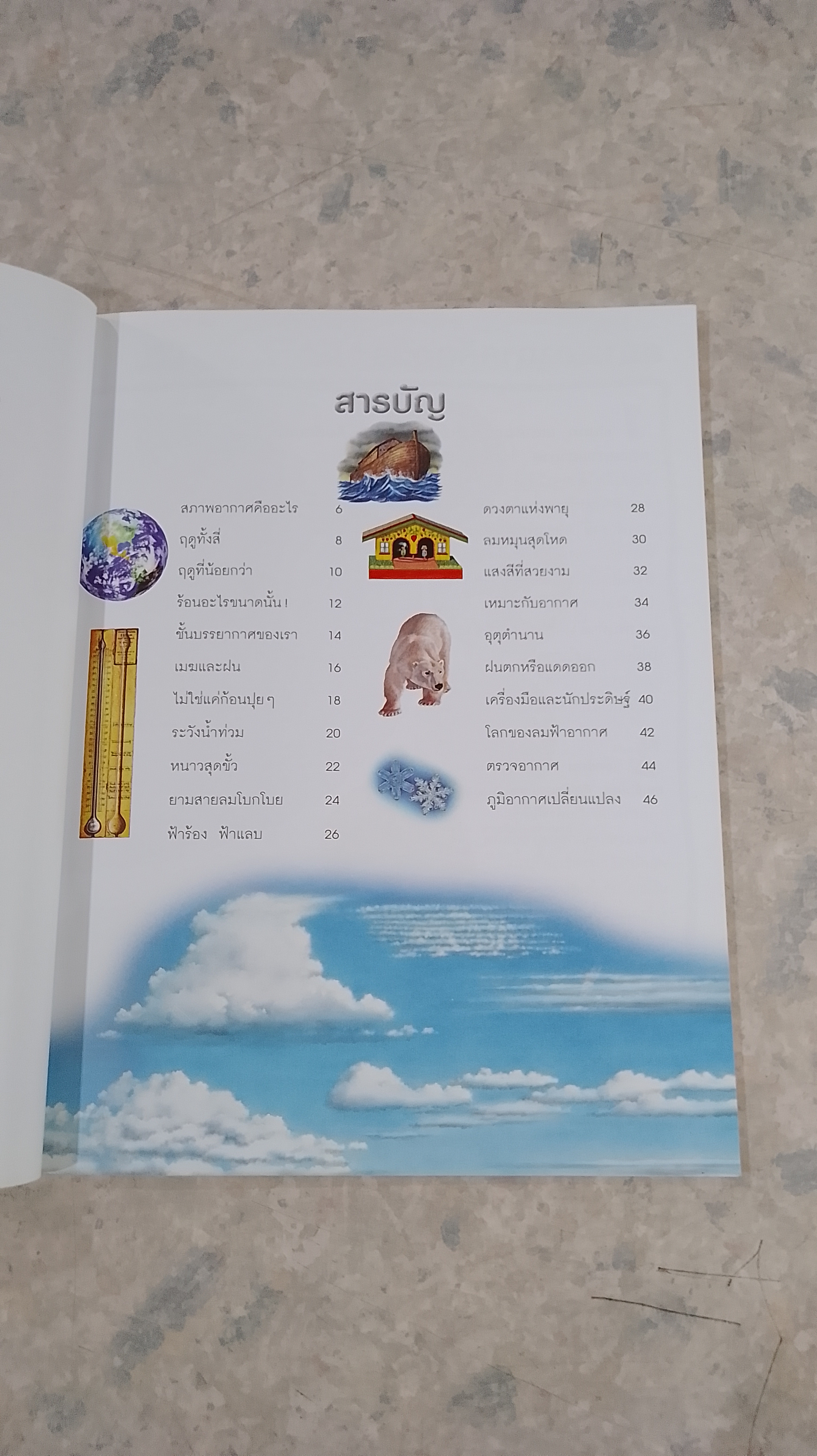 100 เรื่องน่ารู้เกี่ยวกับ สภาพอากาศ (มีรอยขีดเขียนด้านใน)