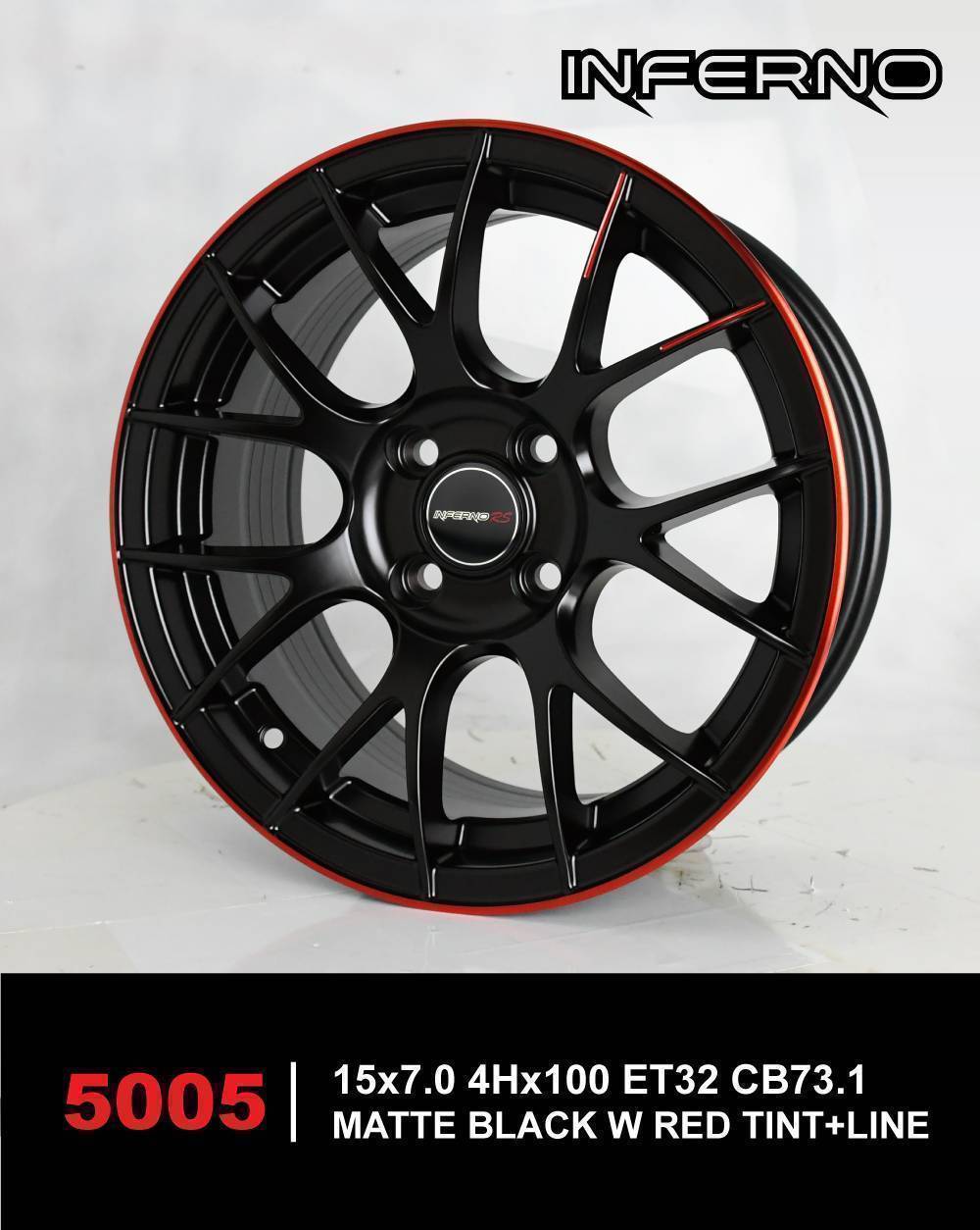 ล้อแม็กซ์ INFERNO 5005 ขอบ15นิ้ว ราคาพิเศษ