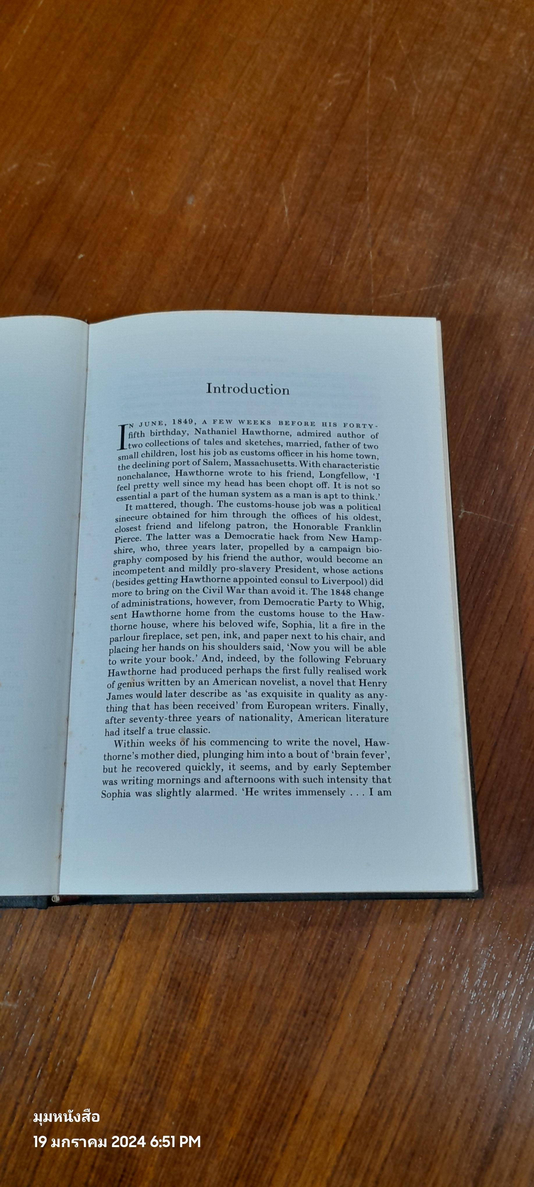 The Scarlet Letter : Nathaniel Hawthorne