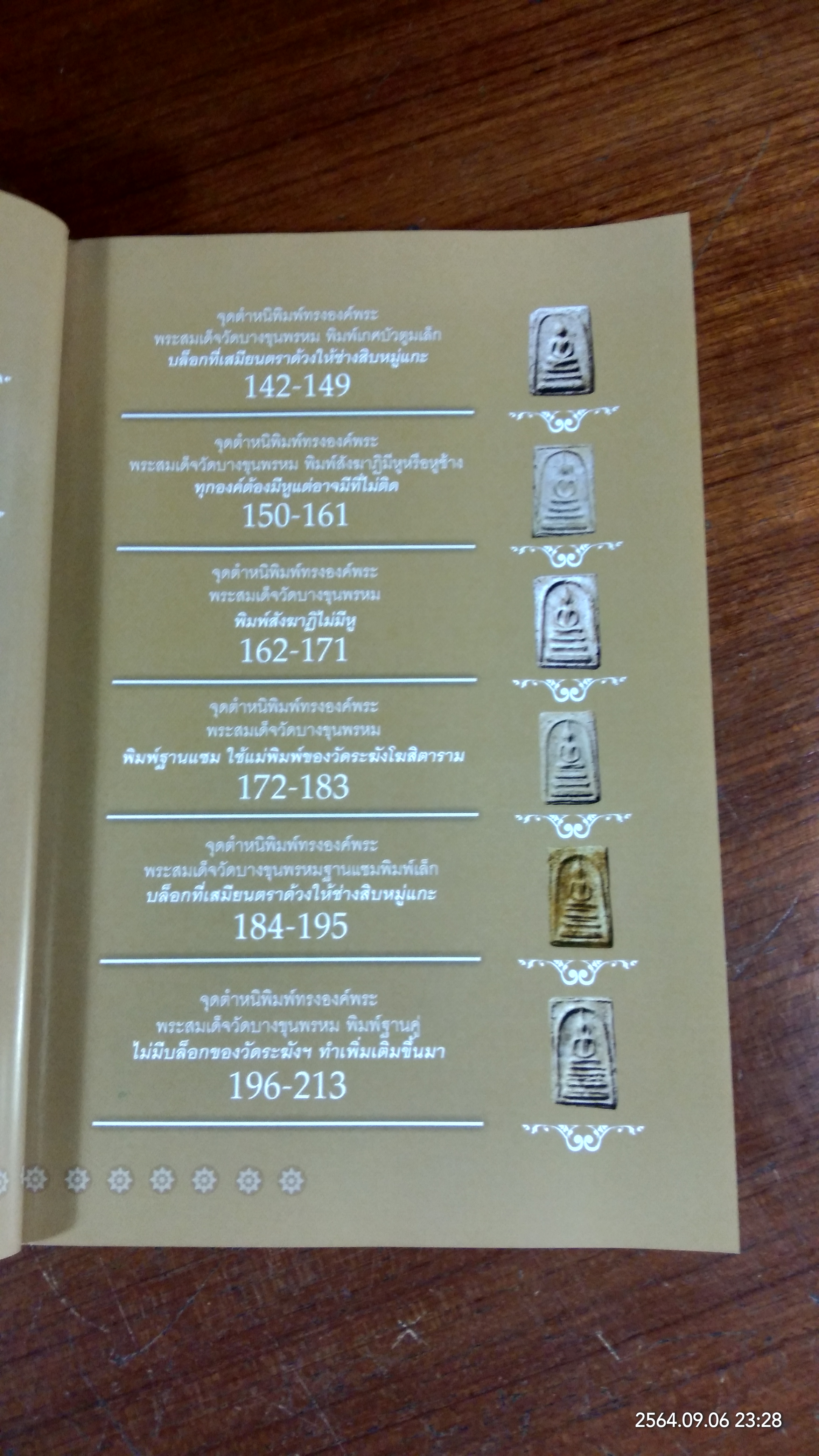 เบญจภาคี พระสมเด็จวัดบางขุนพรหม และ พระผงสุพรรณ / พิศาล เตชะวิภาค