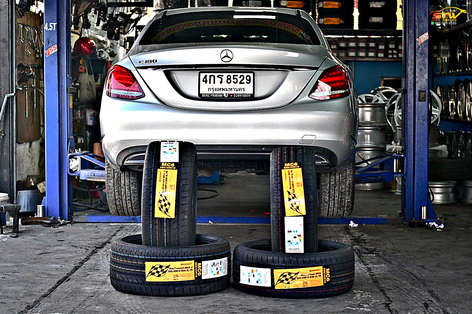 ยางใหม่ CONTINENTAL MaxContact MC6 225/40R19 255/35R19