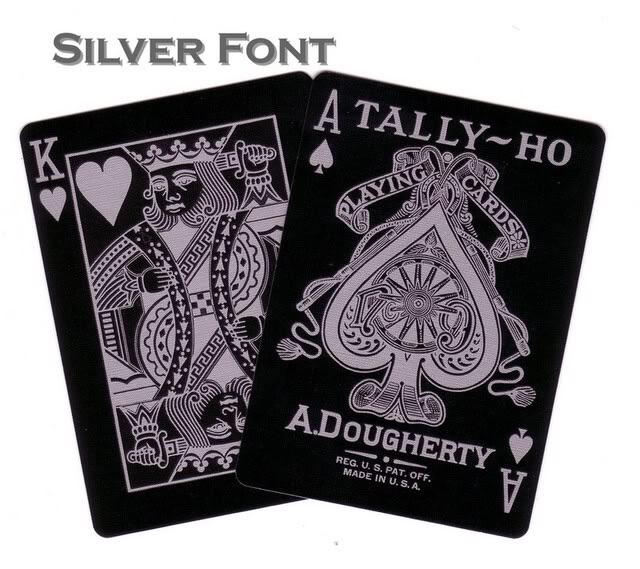 ไพ่ Tally Ho รุ่น Black Viper (Fan Back)