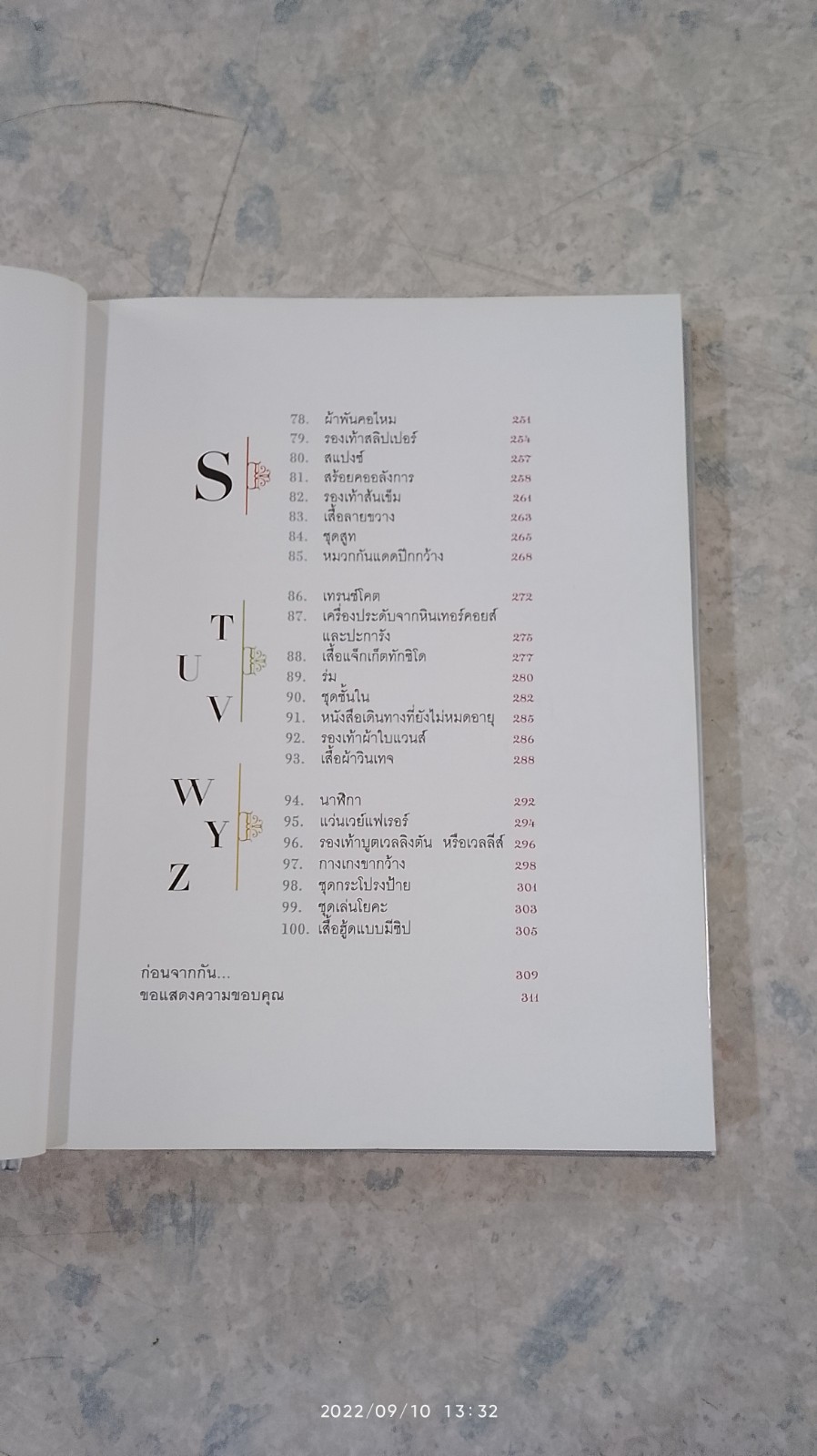 ไอเท็ม 100 ชิ้น สำหรับผู้หญิงมีสไตล์ / นีนา การ์เซีย