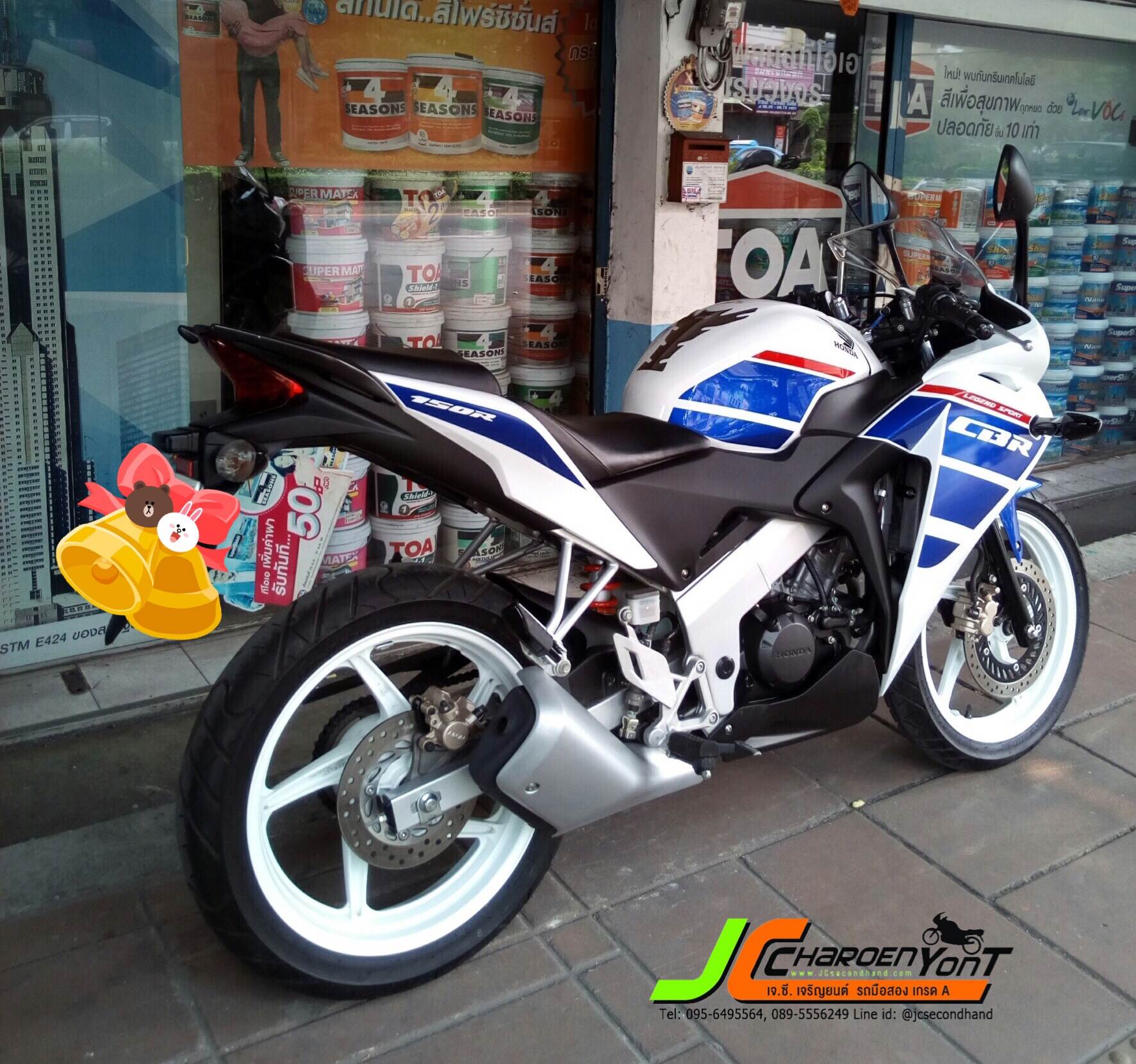 "สดกว่านี้ก็ป้ายแดงแล้ว" HONDA CBR150~legend spirit~จดทะเบียนปี 60 ลายใหม่ล่าสุด สภาพน้องป้ายแดง "4 พันโลแท้" แทบไร้ที่ติ