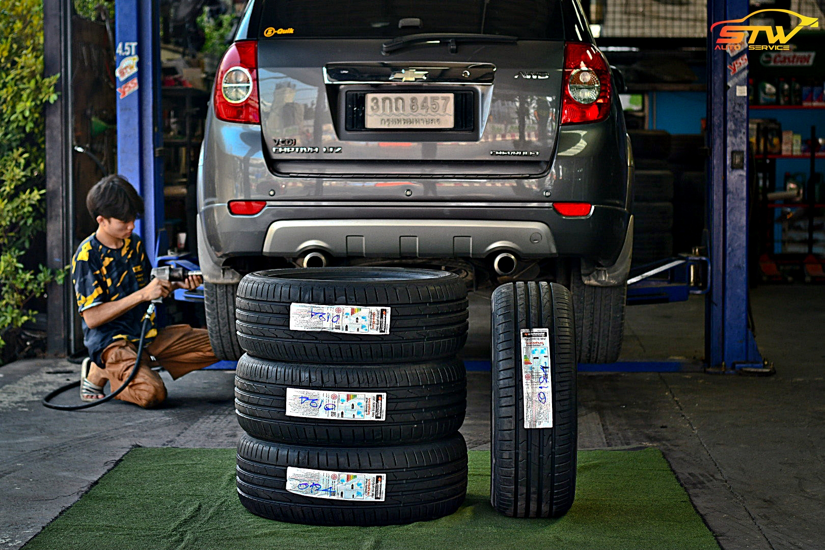 ยาง HANKOOK Ventus Prime3 (K125) 235/50R19 99V ติดตั้งใส่ CHEVROLET Captiva