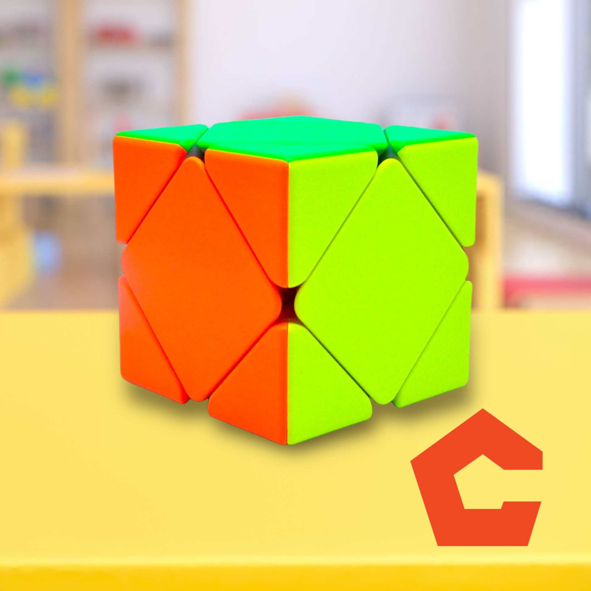 รูบิค GAN Monster Go Skewb Stickerless | GAN Skewb | By CANDYspeed