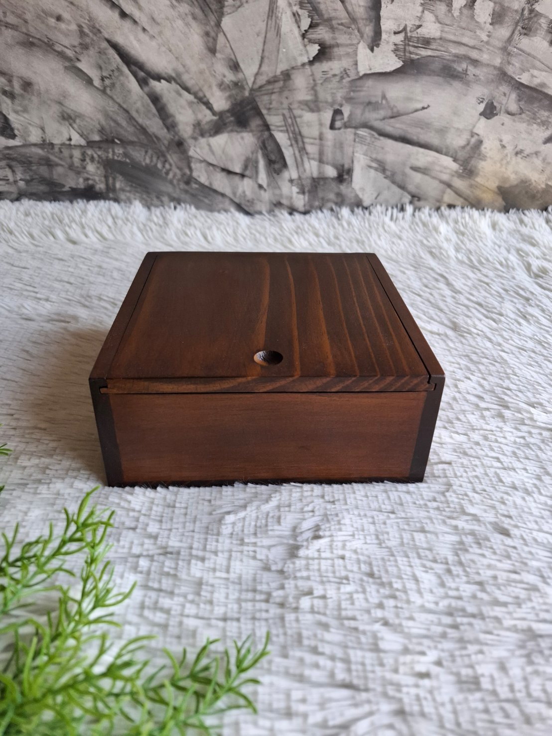 กล่องไม้สนฝาสไลด์