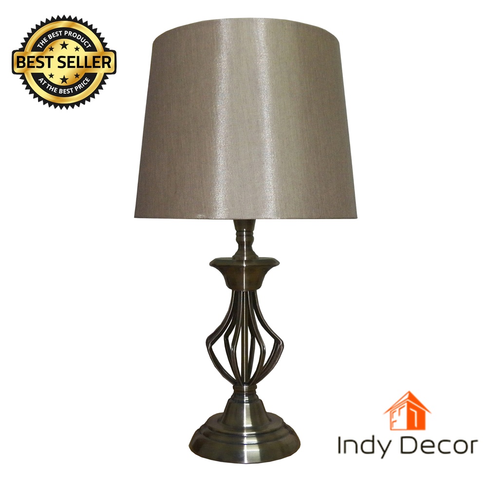 โคมไฟตั้งโต๊ะ รุ่น Brass สีทองเหลืองรมดำ