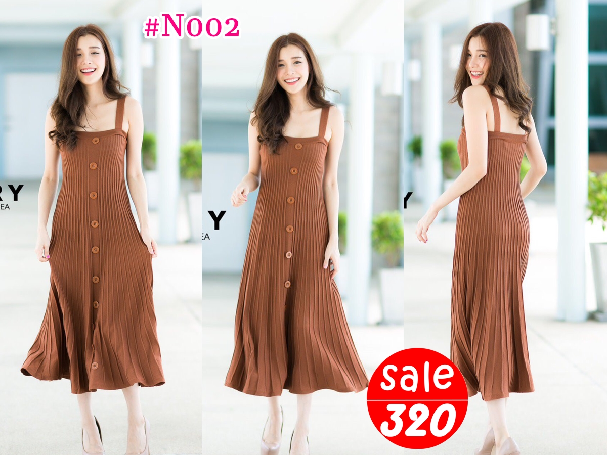 Knitting lovely midi dress