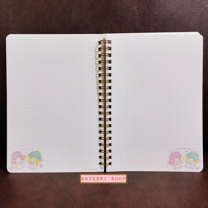 สมุดริมลวด ลาย Little Twin Stars x Miki Takei (Limited) ขนาด 18 x 14.5 ซม. 120 หน้า