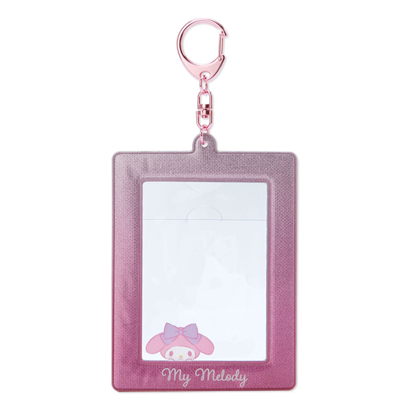 พวงกุญแจเฟรมการ์ด/โพลารอยด์/รูป/บัตร แบบขอบวิ้ง ของแท้จาก Sanrio Japan สายติ่ง สายไอดอล ต้องมี ! ขนาด 9.1 x 0.3 x 12.6 ซม. ทำจาก PVC แบบ My Melody