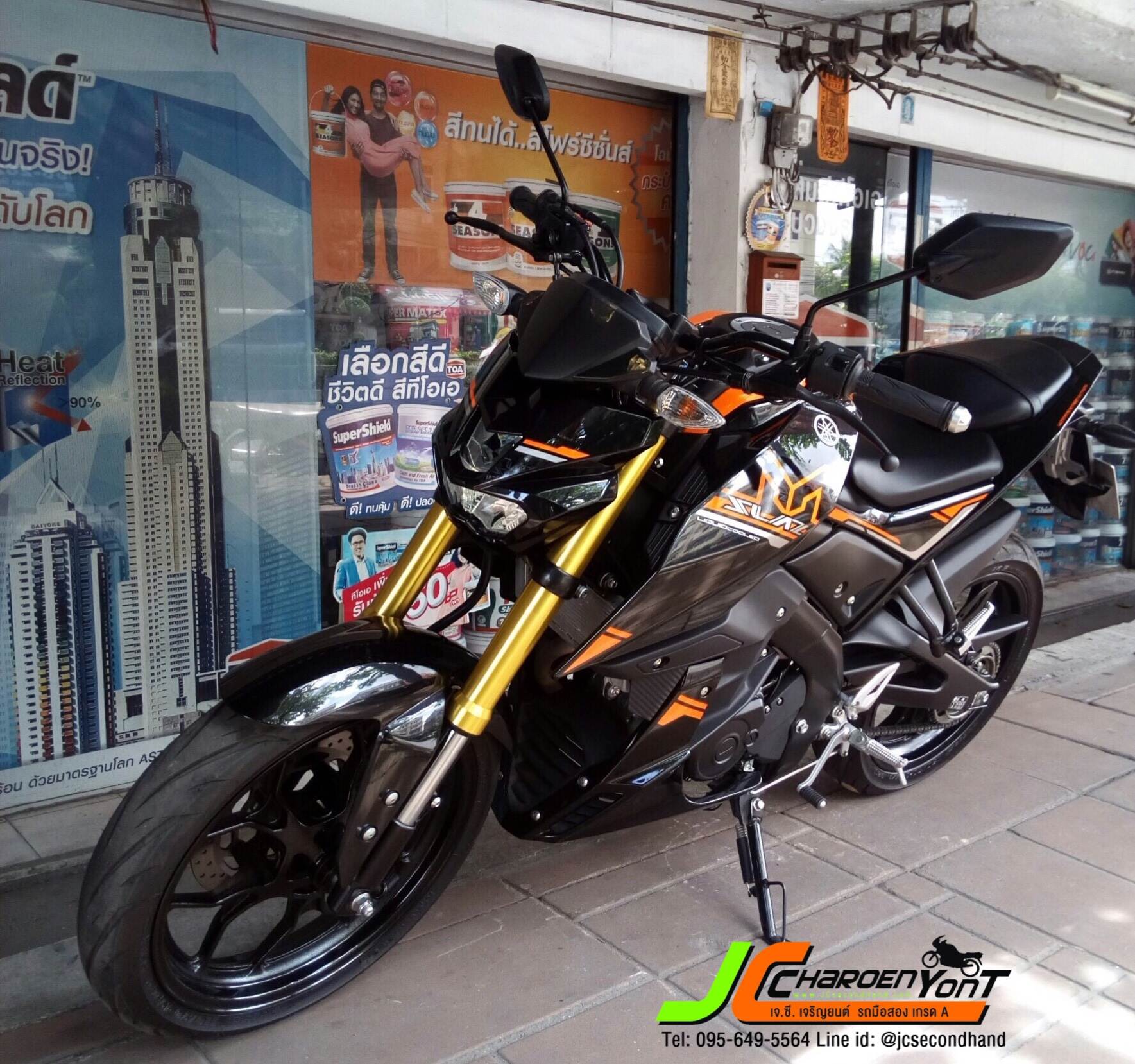 คันเดียวที่ดาวน์4,600 บาท (ไม่รวมประกันรถหาย) YAMAHA M-SLAZ150 ลายปัจจุบัน "รถ 2 เดือน" จดกลางปี60 "รถบ้านมือเดียวขนานแท้" แทบไม่ได้ใช่งานวิ่ง2พันโลแท้