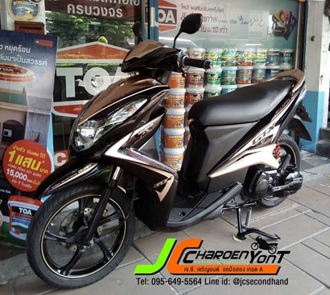 YAMAHA MIO 125I หัวฉีด รุ่น GTX กลางปี 57 โฉมสุดท้ายท้ายสุดเครื่องดีเดิมจัดๆ หัวฉีดประหยัดน้ำมันแน่นอน