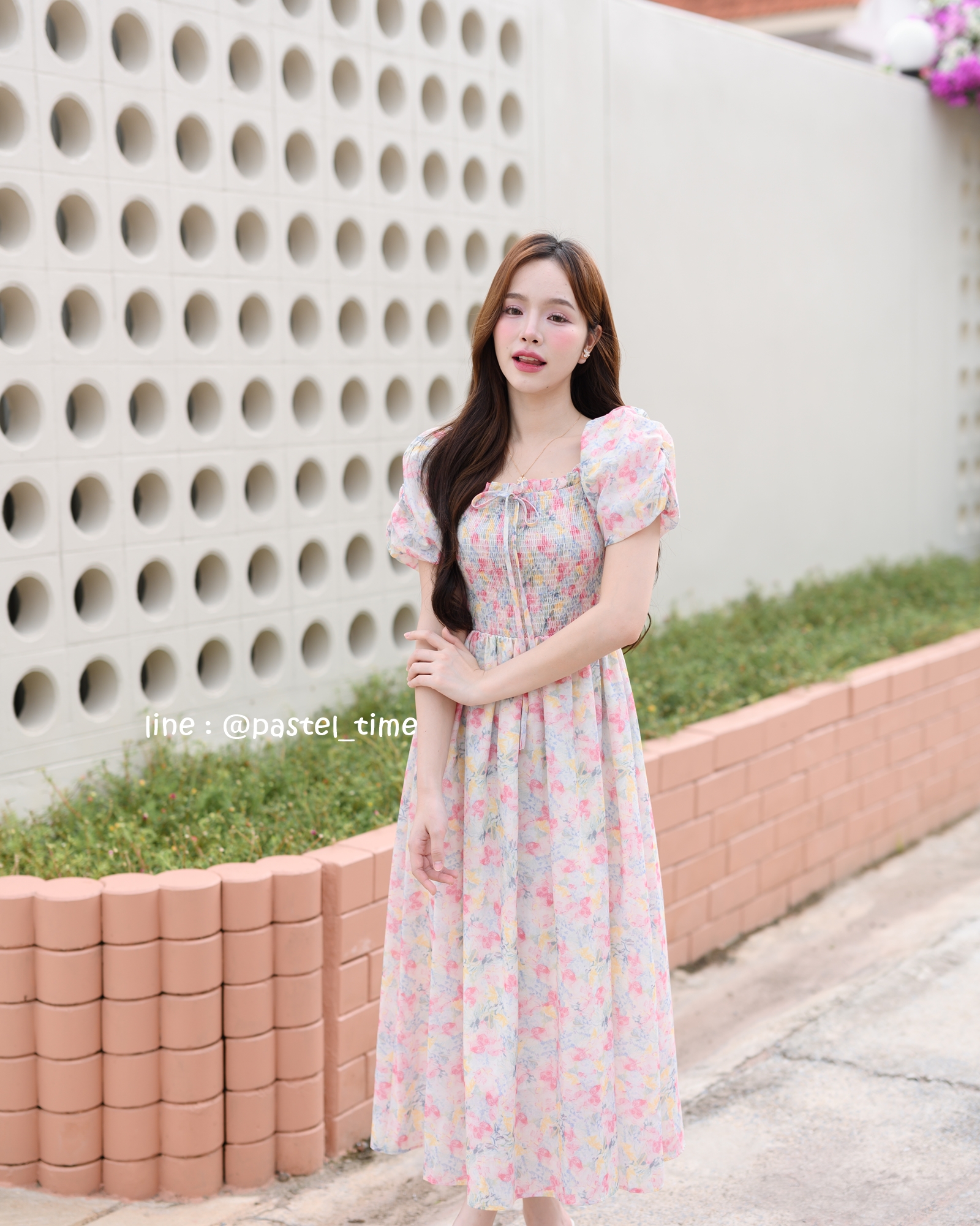 Fiore Smock Midi Dress