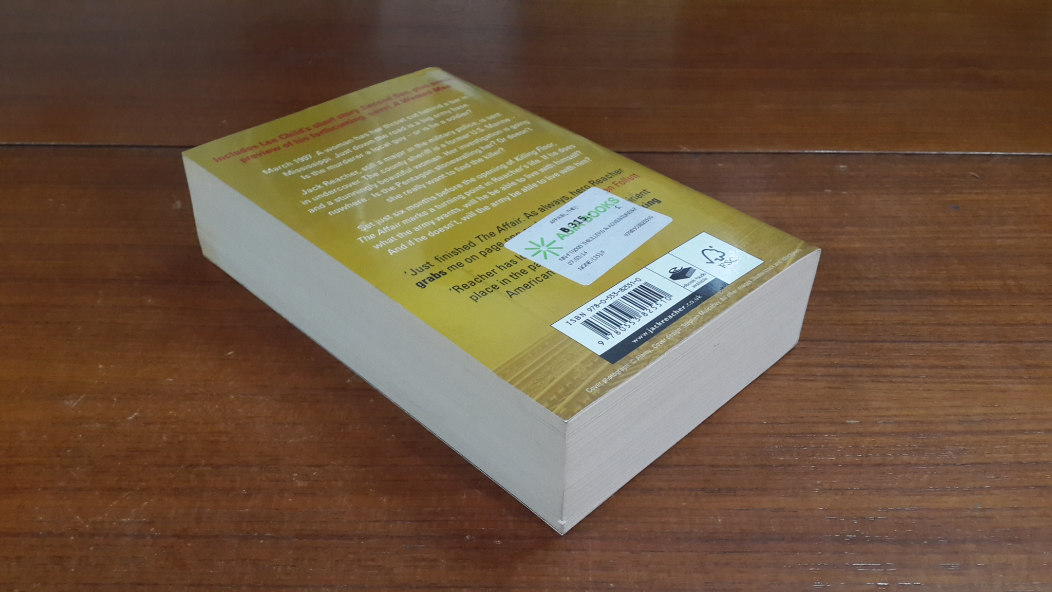 THE AFFAIR : LEE CHILD