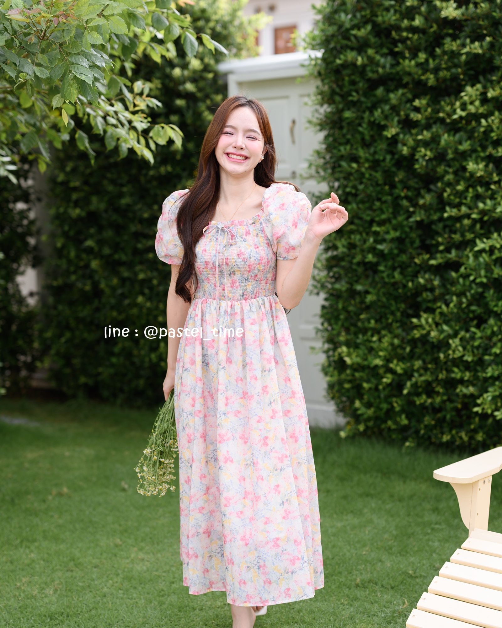 Fiore Smock Midi Dress