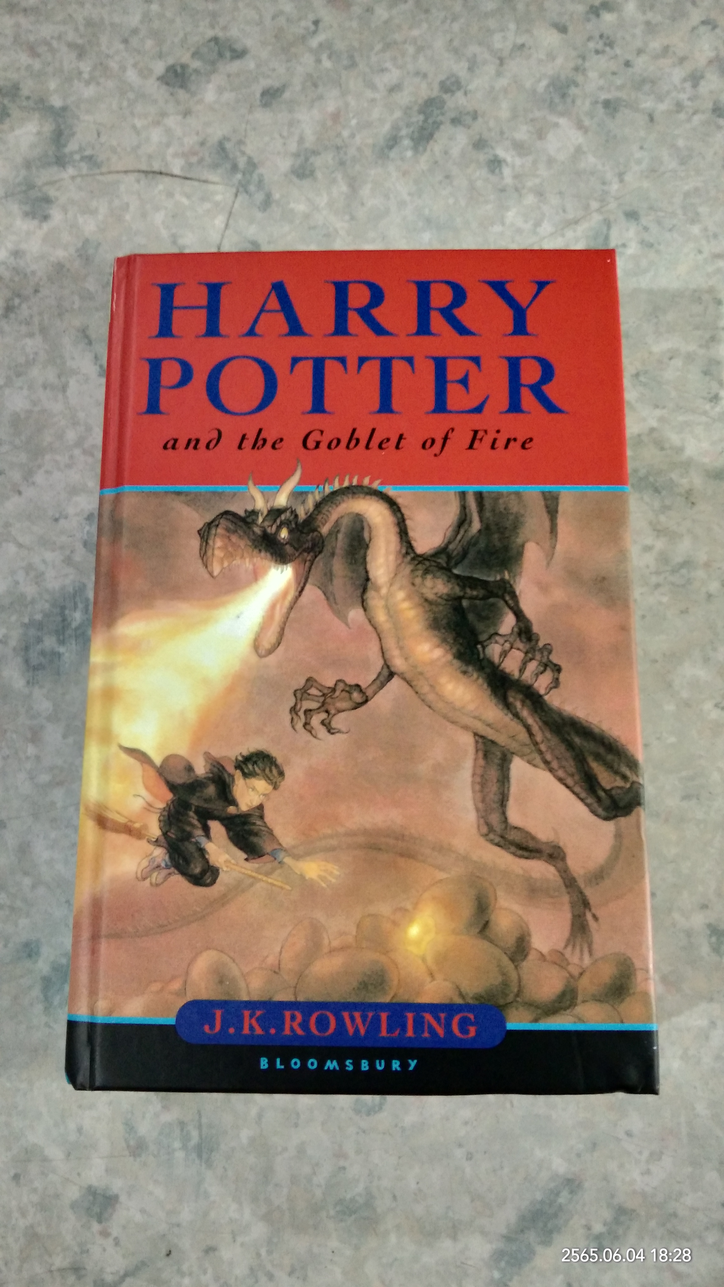 HARRY POTTER and the Goblet of Fire (มีรอยโดนน้ำ) / J.K.ROWLING