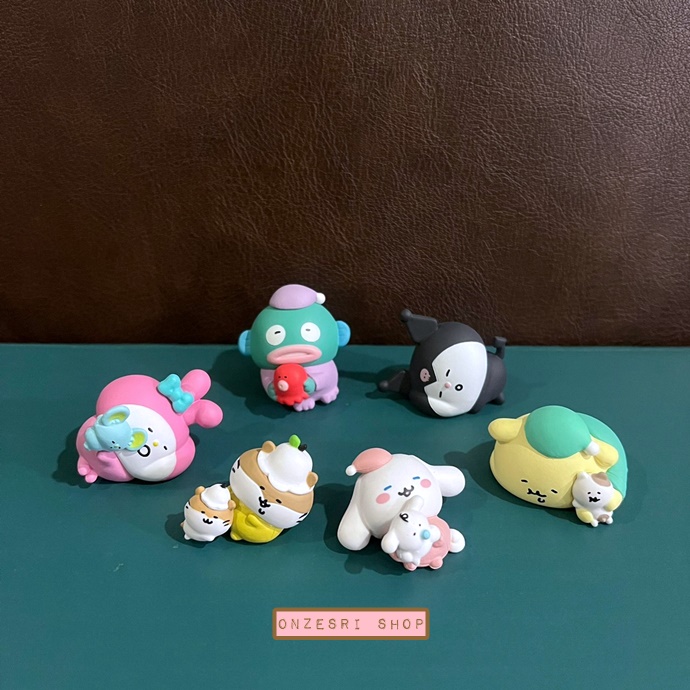 โมเดล Nagano x Sanrio Characters Nemuine Figure ขนาดโดยประมาณ สูง 3 ซม. x ยาว 4 ซม. มี 6 แบบให้เลือก