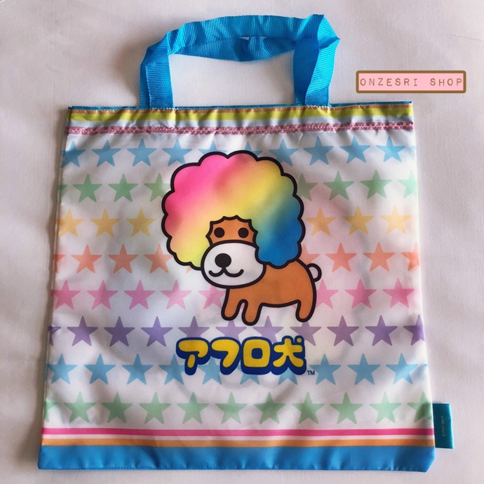 กระเป๋า San-X All Stars Eco Bag แบบ Afro Ken ขนาด 29 x 29 ซม. เป็นผ้าร่มบาง