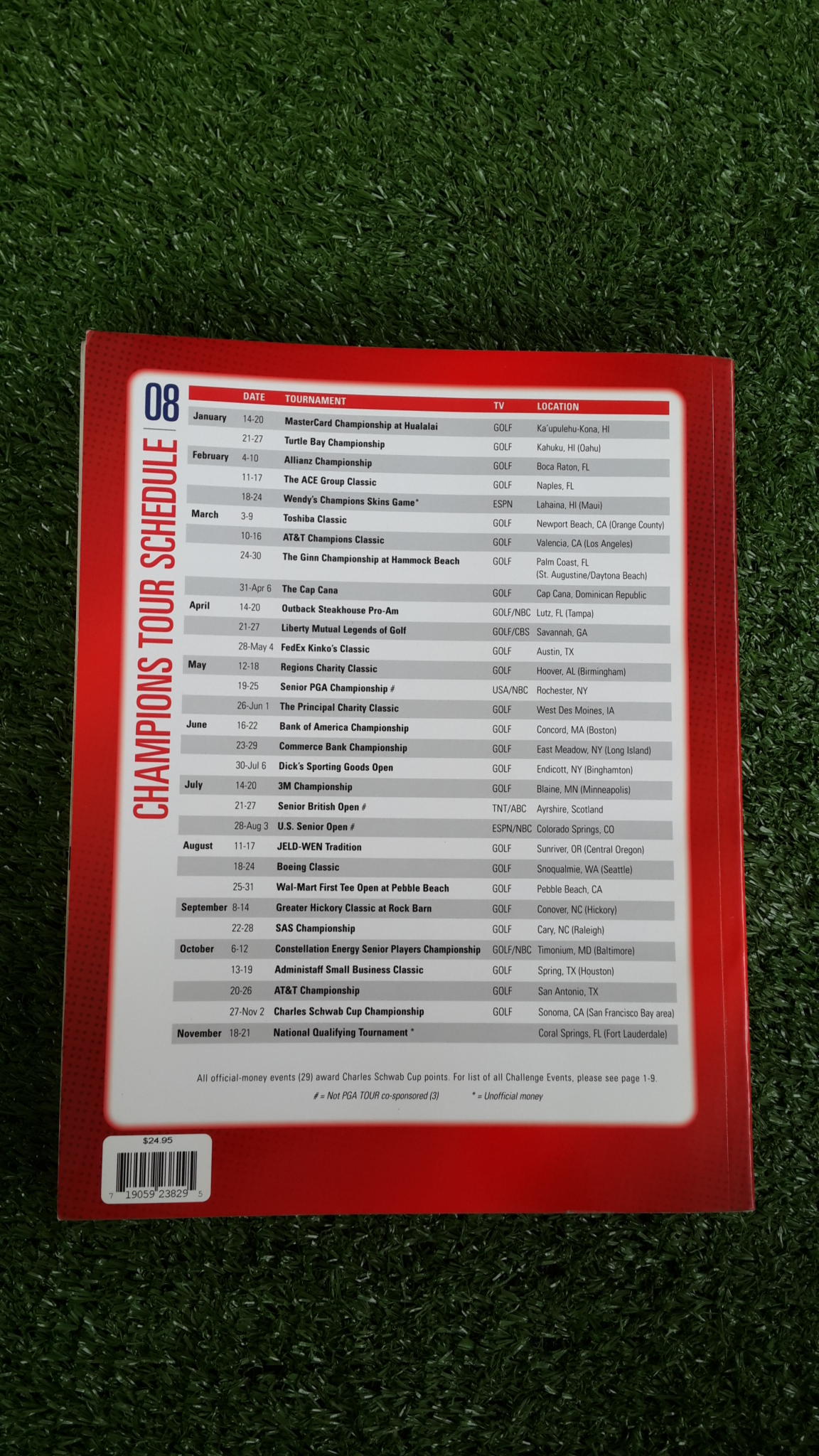 CHAMPIONS TOUR 2008 OFFICIAL GUIDE / PGATOUR