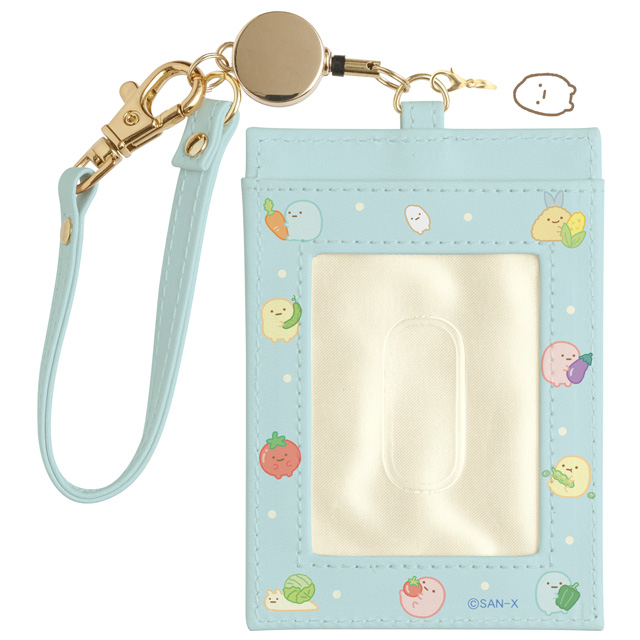 Pass Case ที่ใส่บัตรลาย Sumikko Gurashi Welcome! Food Oukoku ขนาด 11 x 8 ซม.