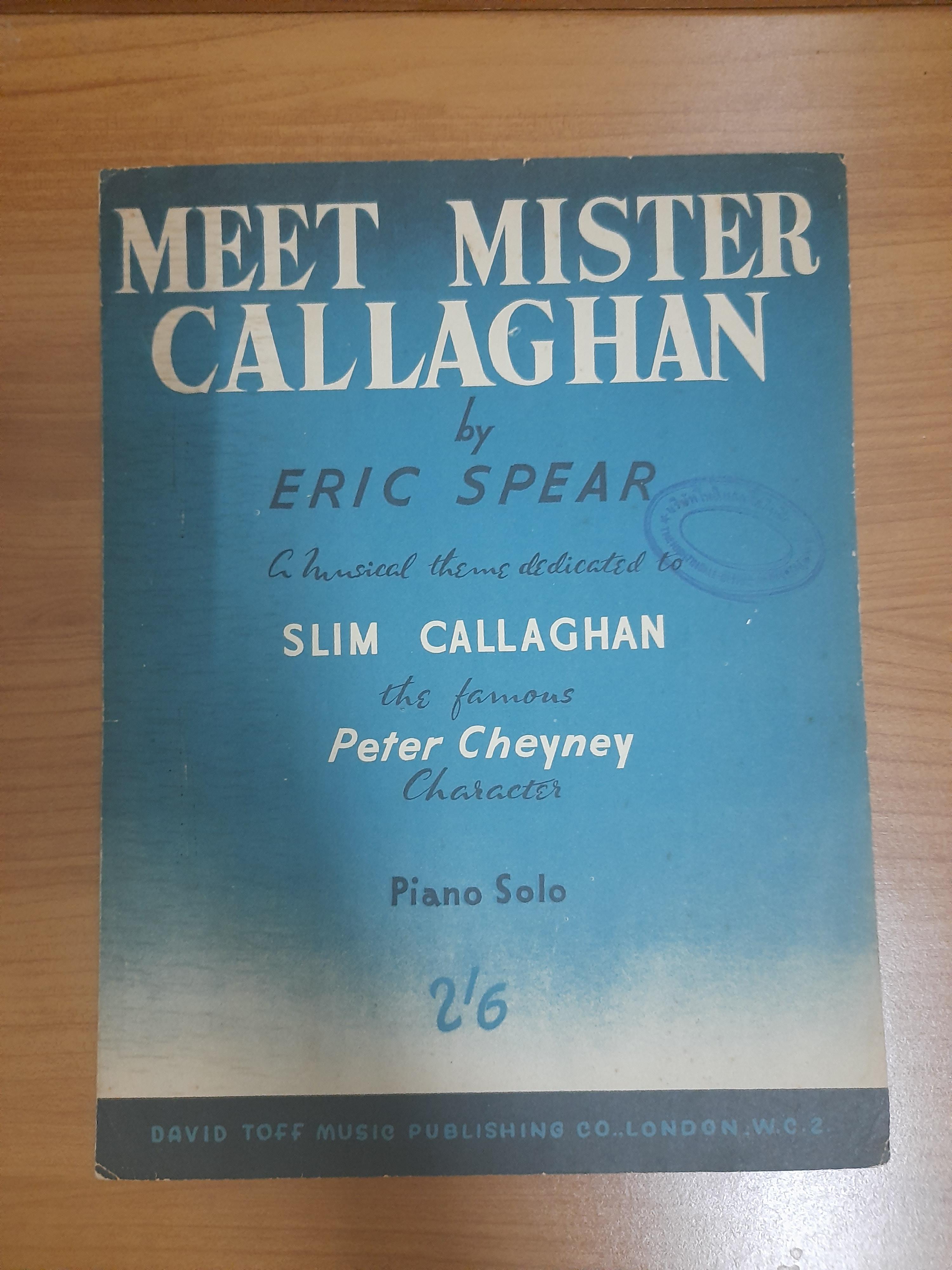 MEET MISTER CALLAGHAN