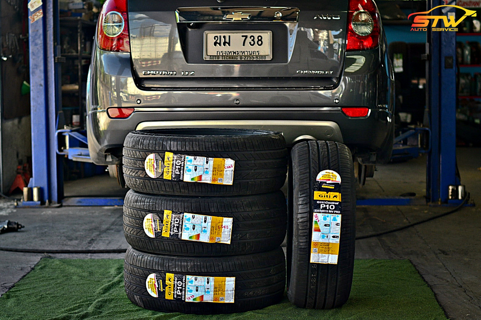 ยาง Giti Control P10 235/50R19 99V ติดตั้งใส่ CHEVROLET CAPTIVA