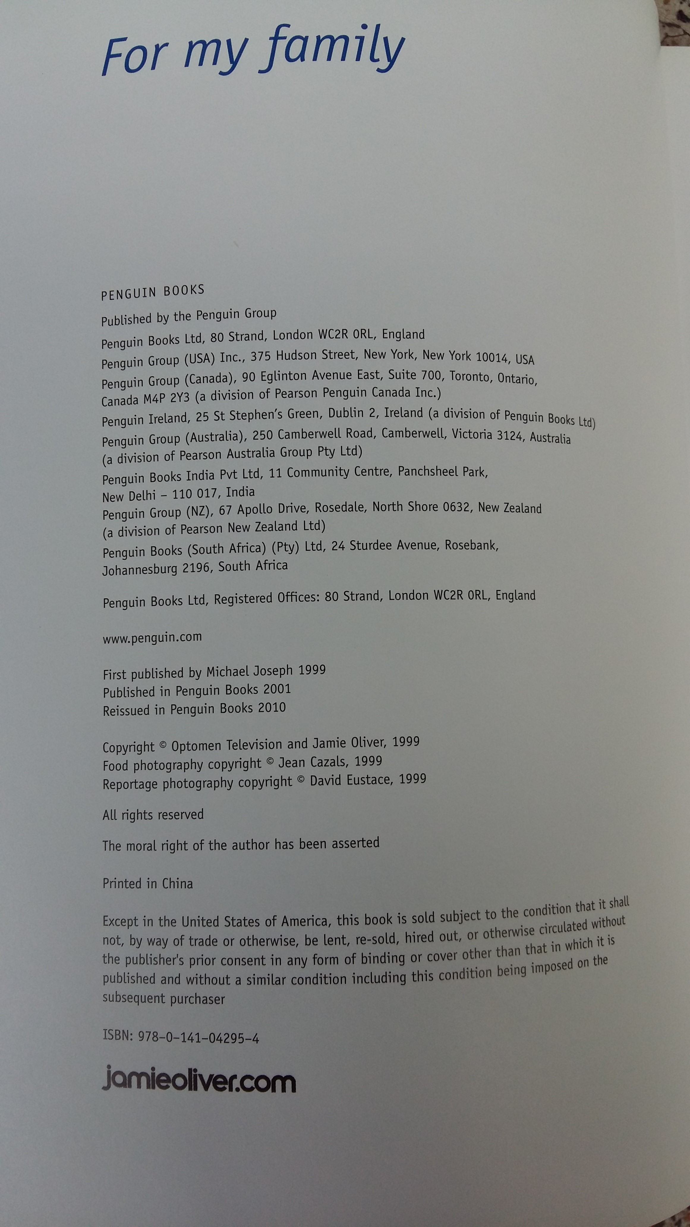 JAMIE 1 OLIVER / THE NAKED CHEF