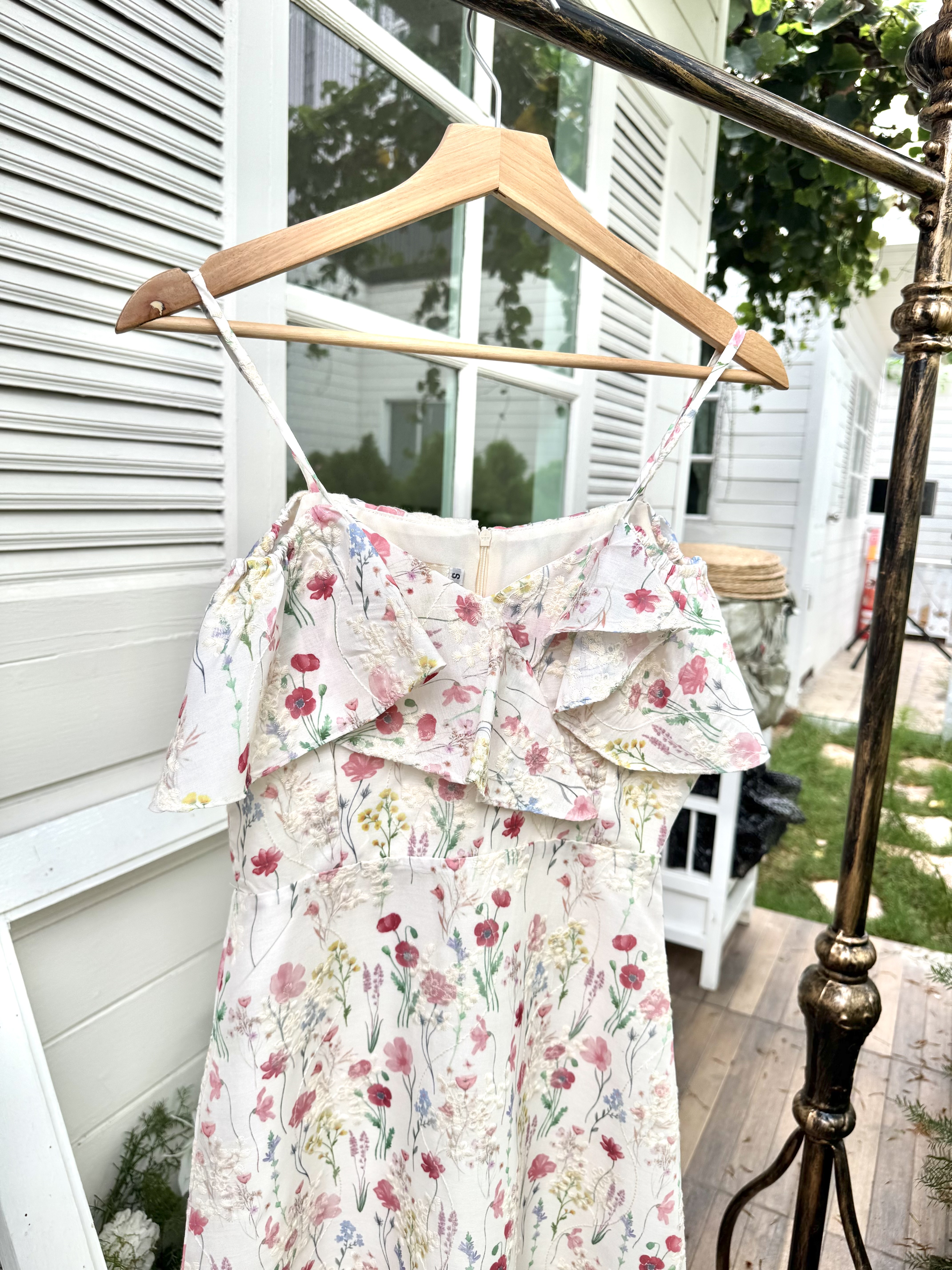 Blossom Breeze Off-shoulder Dress