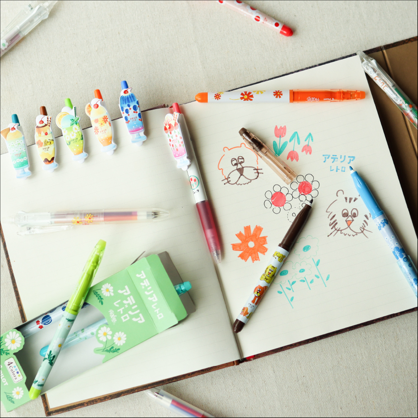 ปากกา Pilot Juice x Aderia Retro (Limited) หัว 0.5 หมึกสีดำ มี 5 แบบให้เลือก