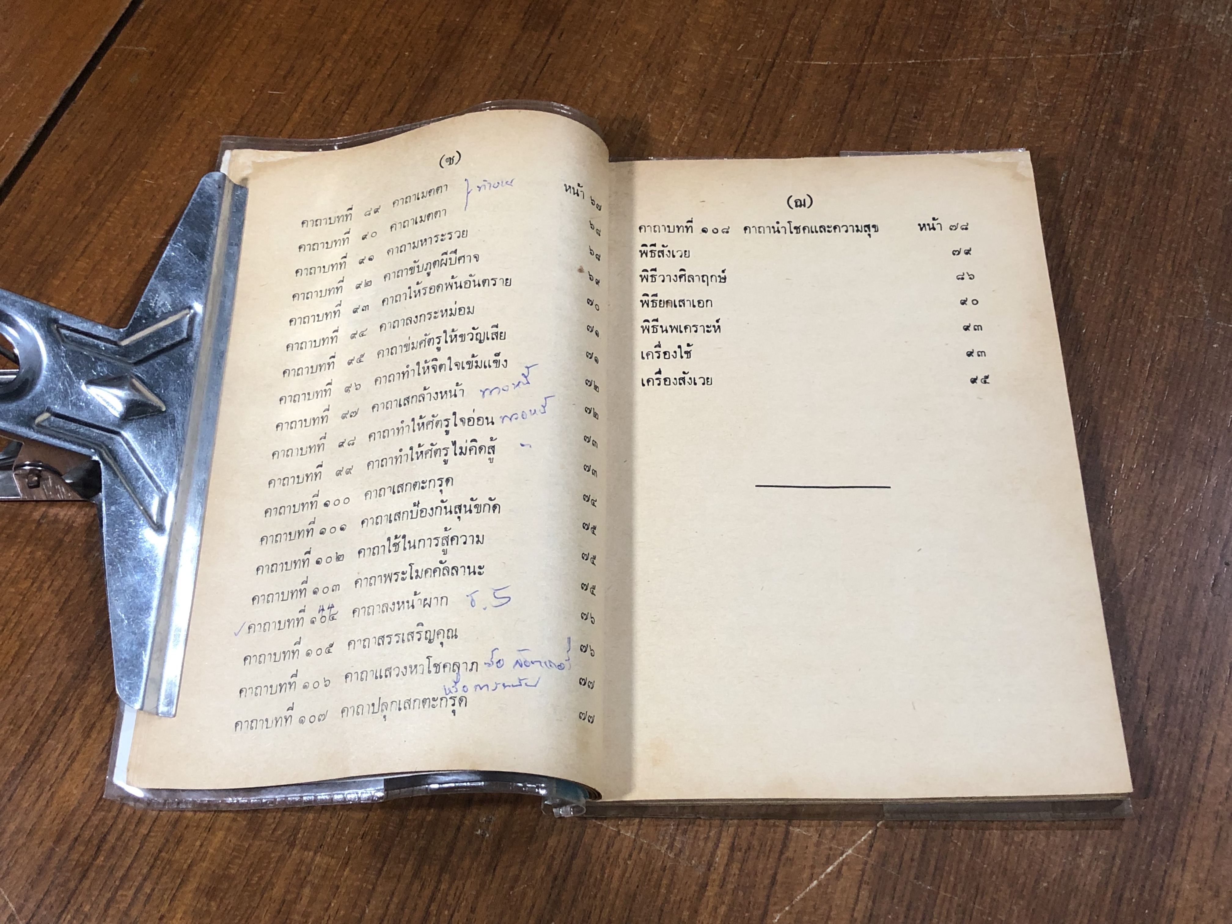 คาถาอาคม / เทพนม