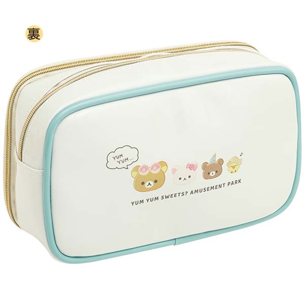 กระเป๋า Rilakkuma Yum Yum Sweets? Amusement Park Multi Pouch ขนาด 11 x 19 x 6.5 ซม.