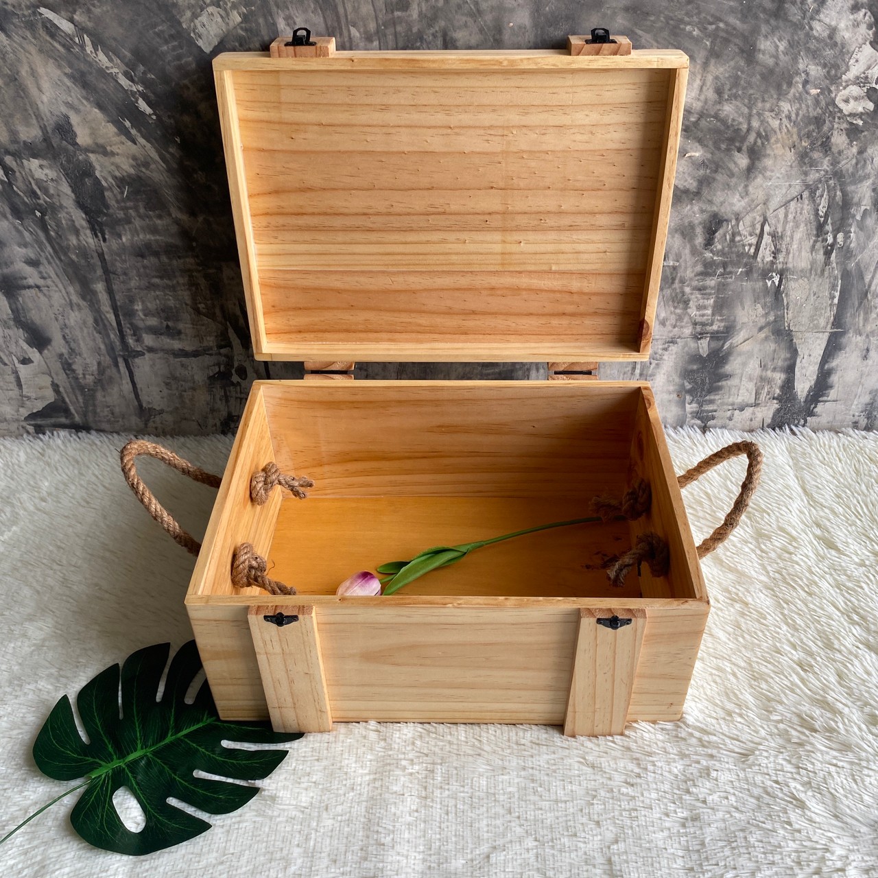 กล่องไม้สนใส่กาแฟ (Coffee Box)