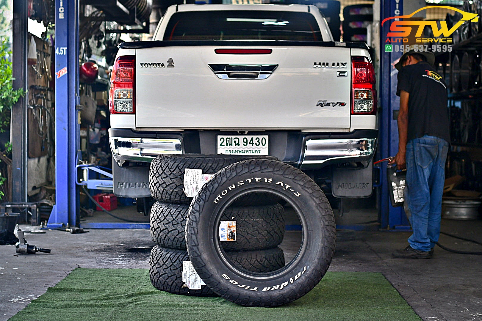 ยางใหม่ RAIDEN TIRES MONSTER AT-3 265/65R17 112T
