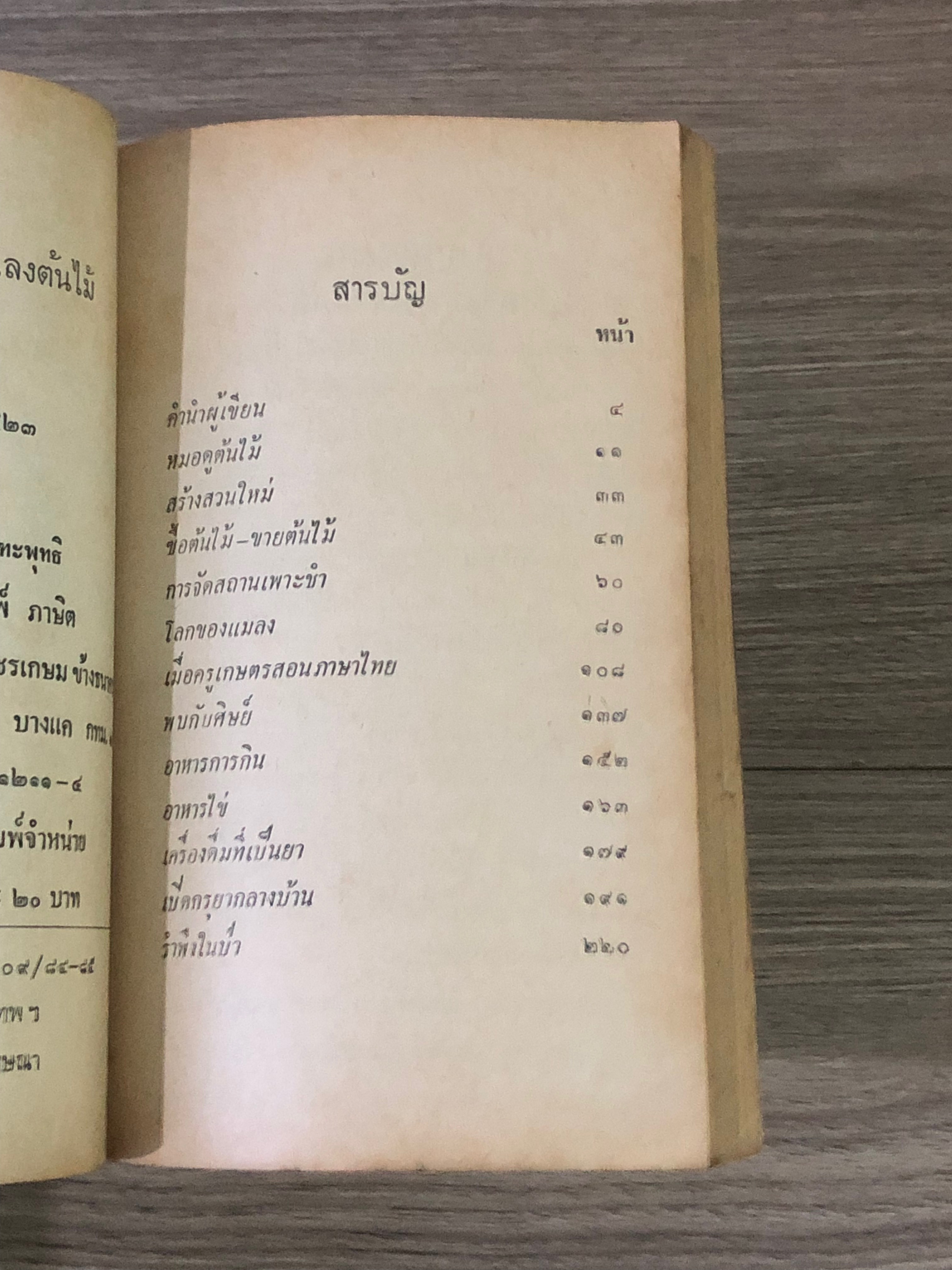 สวนหลังบ้าน 4 "นักเลงต้นไม้" / สุนทร ปุณโณทก