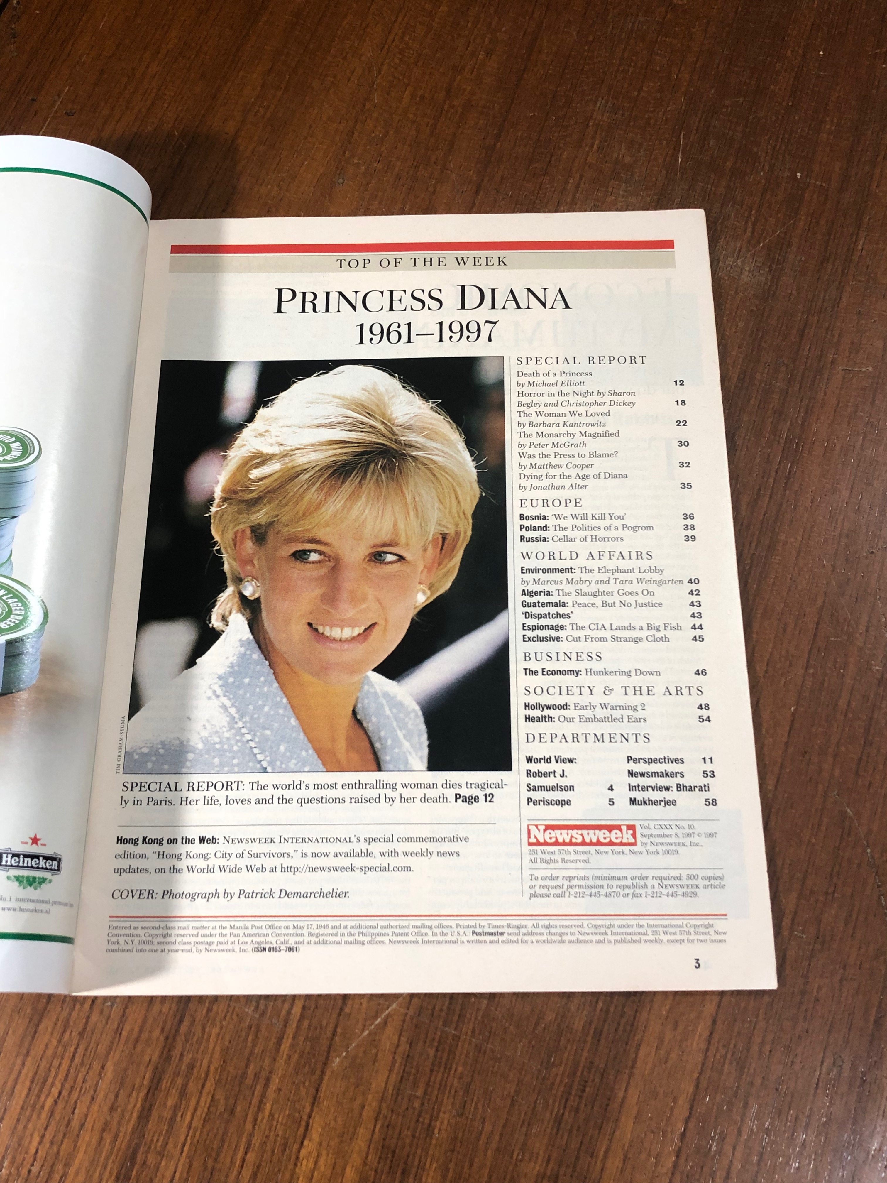 Newsweek Magazine September 8 1997 Princess Diana - Very Good Condition