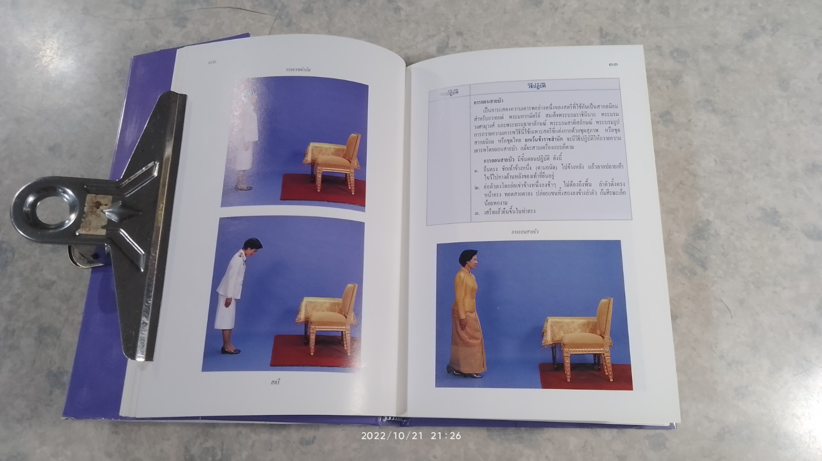 ข้อพึงปฏิบัติในการเข้าเฝ้าทูลละอองธุลีพระบาท