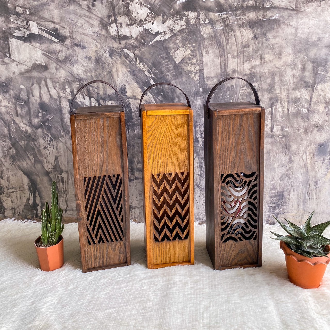 กล่องไวน์ ฝาเลเซอร์ (Wine Box)