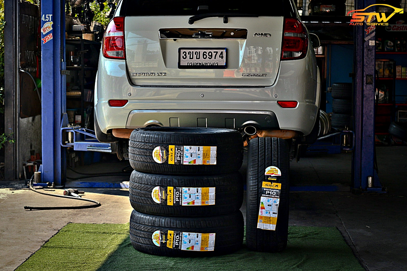ยาง Giti Control P10 235/50R19 99V ติดตั้งใส่ CHEVROLET CAPTIVA
