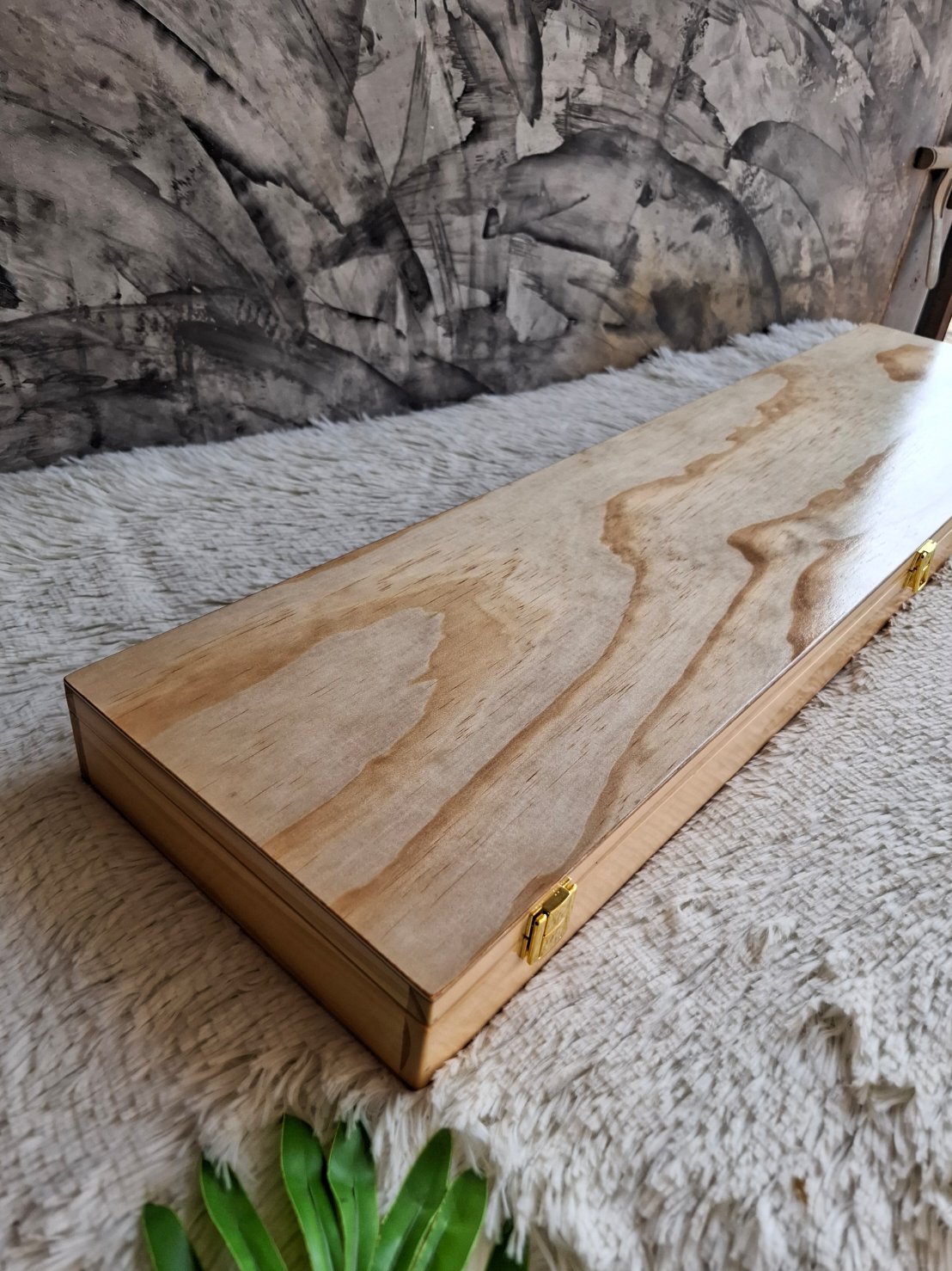 กล่องไม้เก็บเวอร์เนียร์ (ขนาดใหญ่)