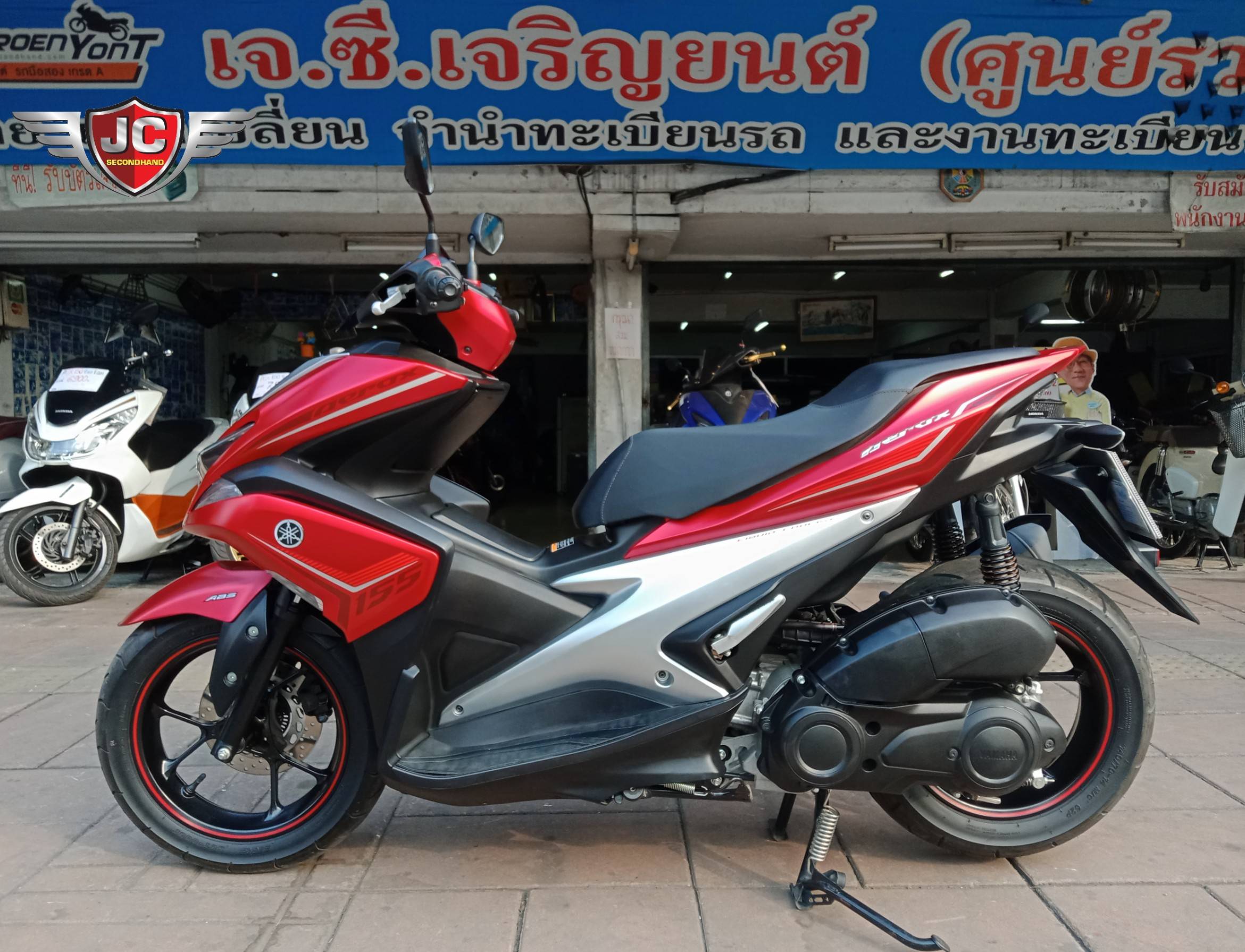 ใช้น้อยขนาดนี้ซื้อไปจอดมั้ยเนี่ย⁉️ รถบ้านมือเดียวเข้าใหม่ YAMAHA AEROX155 ABS รถกลางปี61 ตัวTopสุด