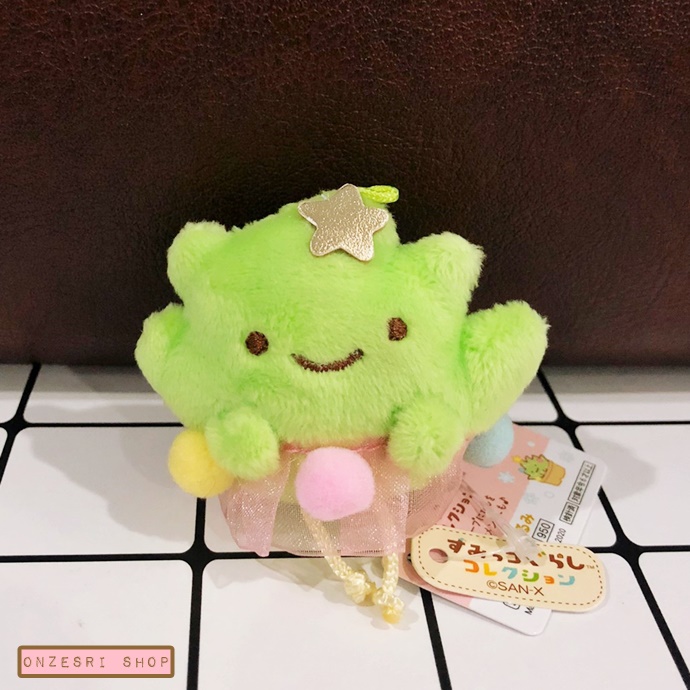 ตุ๊กตา Sumikko Gurashi Christmas 2020 ไซส์ SS แบบวัชพืชน้อย ขนาด 6 x 7 x 4.5 ซม.
