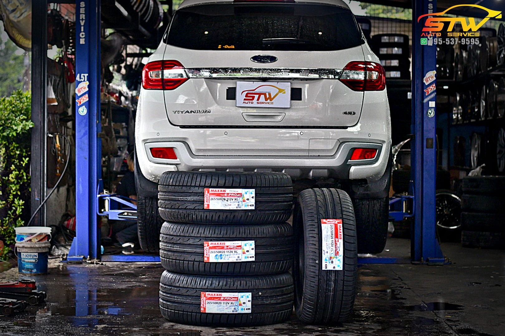 เปลี่ยนยาง FORD EVEREST MAXXIS S-PRO SUV 265/50R20 112V